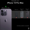 Θήκη iPhone 14 Pro Max Nekit Bare Thin Case Σκληρή Λεπτή Διάφανη με MagSafe 1.2mm - Transparent (8719246595059)