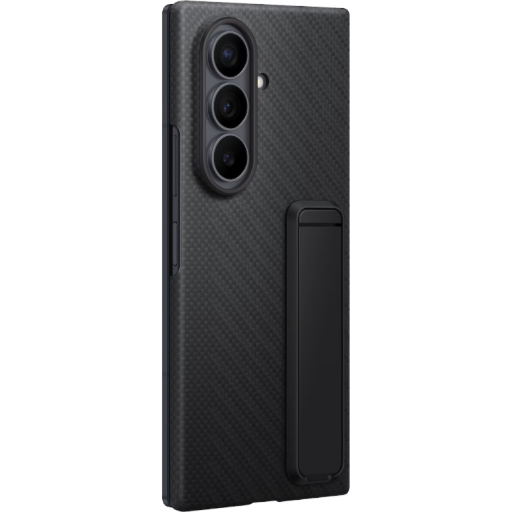 Θήκη Samsung Galaxy Z Fold8 Ultra Official Samsung Carbon Standing Case Σκληρή με KickStand & 2 x Aντιανακλαστικές Μεμβράνες Προστασίας Οθόνης - Black (EF-XF976SBEGWW)