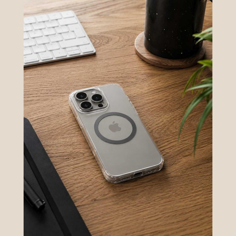 Δακτύλιοι MagSafe Spacecase Magnetic Rings Αυτοκόλλητοι Μαγνητικοί 2 Τεμάχια - Black (5905719140960)