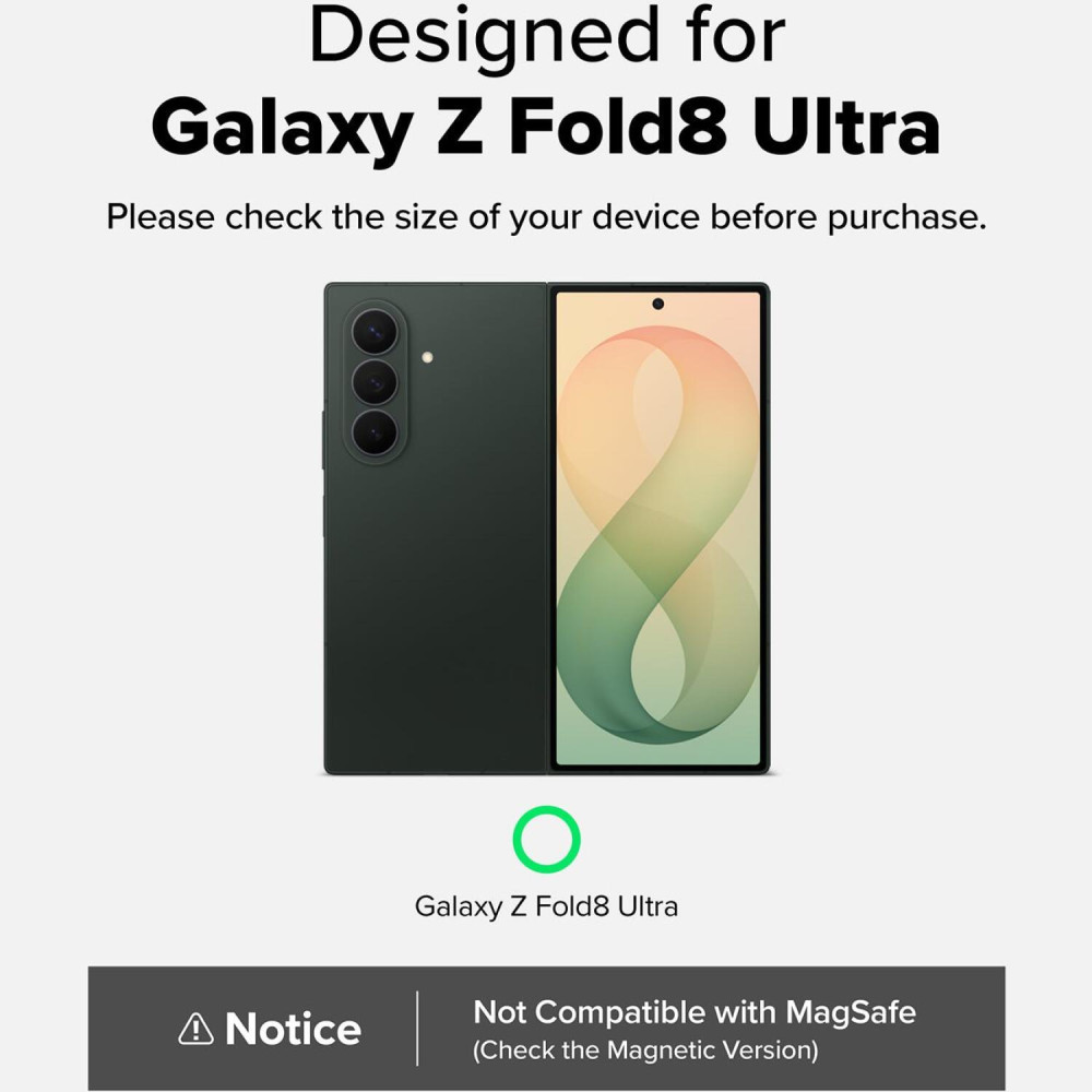 Θήκη Samsung Galaxy Z Fold8 Ultra Ringke Fusion Σκληρή Ανθεκτική Διάφανη με TPU Bumper - Clear (8800328819276)
