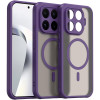 Θήκη Xiaomi 17T Techsuit HaloFrost II MagSafe Σκληρή Ημιδιάφανη με MagSafe - Purple (5949419375956)