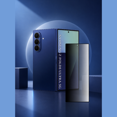 Tempered Glass Samsung Galaxy Z Fold8 Ultra Techsuit 111D Privacy Full Glue Full Face Αντιχαρακτικό Γυαλί Προστασίας Απορρήτου Εξωτερικής Οθόνης - Black (5949419373297)