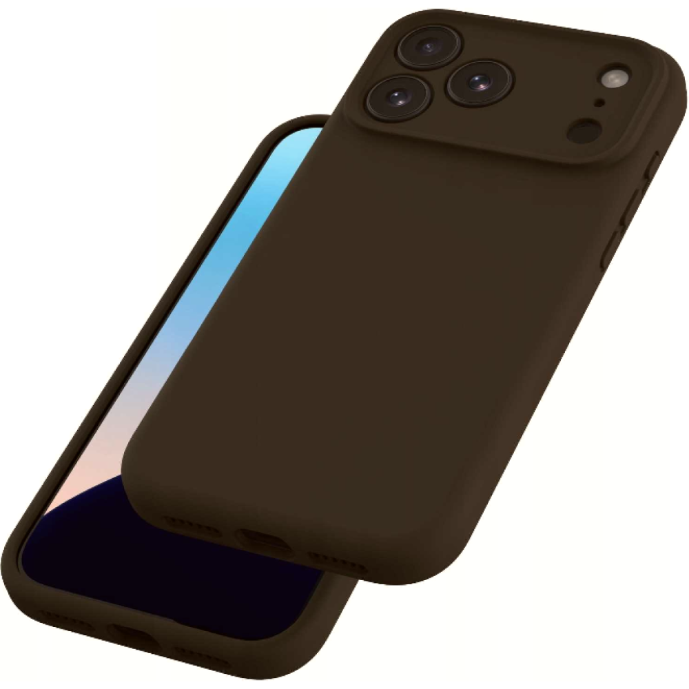 Θήκη iPhone 18 Pro Max / 17 Pro Max Spacecase Silicone Mag Case Σιλικόνης με MagSafe - Chocolate Brown (5905719143251)