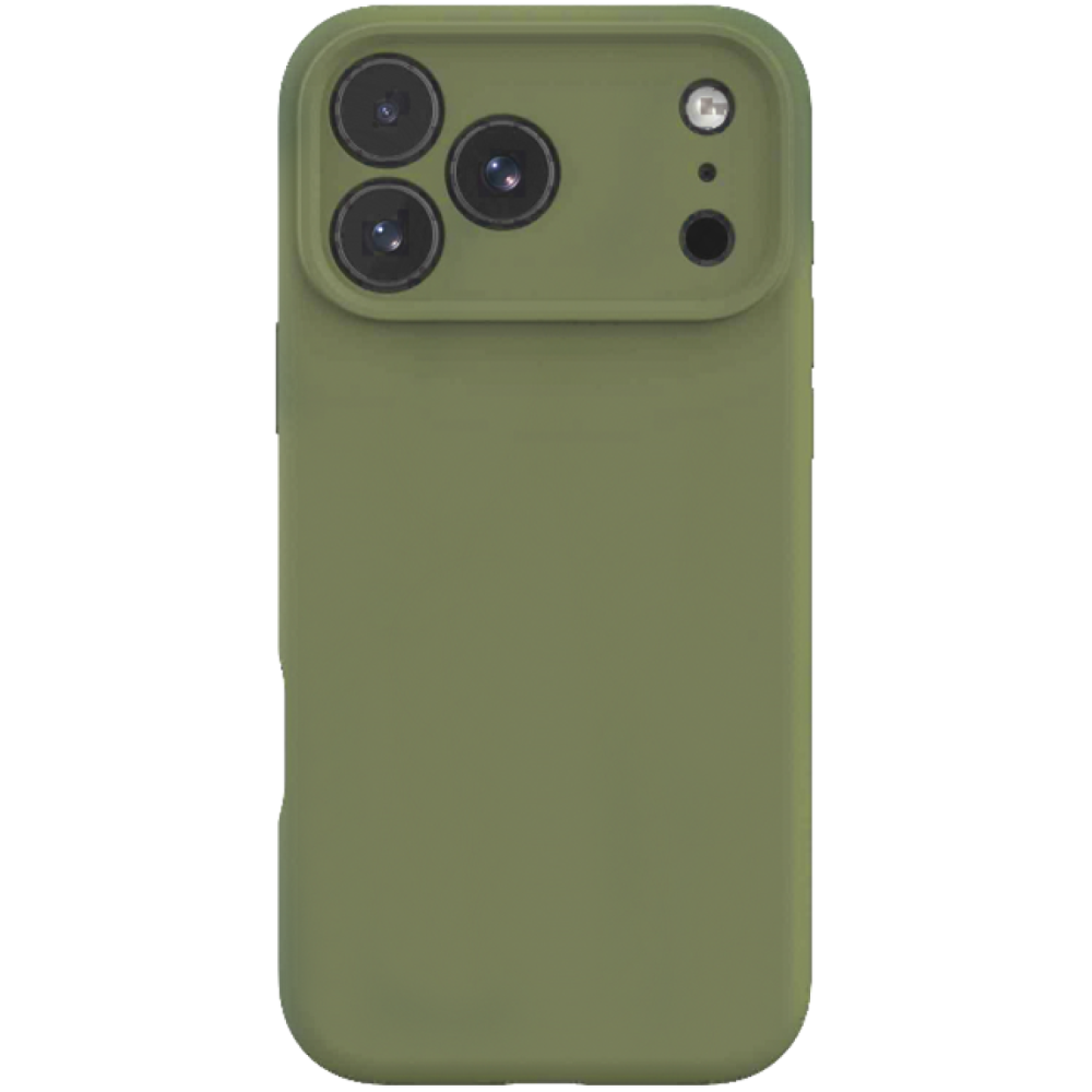 Θήκη iPhone 18 Pro Max / 17 Pro Max Spacecase Silicone Mag Case Σιλικόνης με MagSafe - Olive Green (5905719143336)