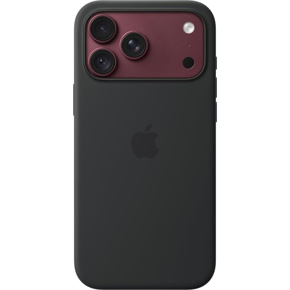 Θήκη iPhone 18 Pro Max Official Apple Silicone Case Σιλικόνης με MagSafe - Black (MK954ZM/A)