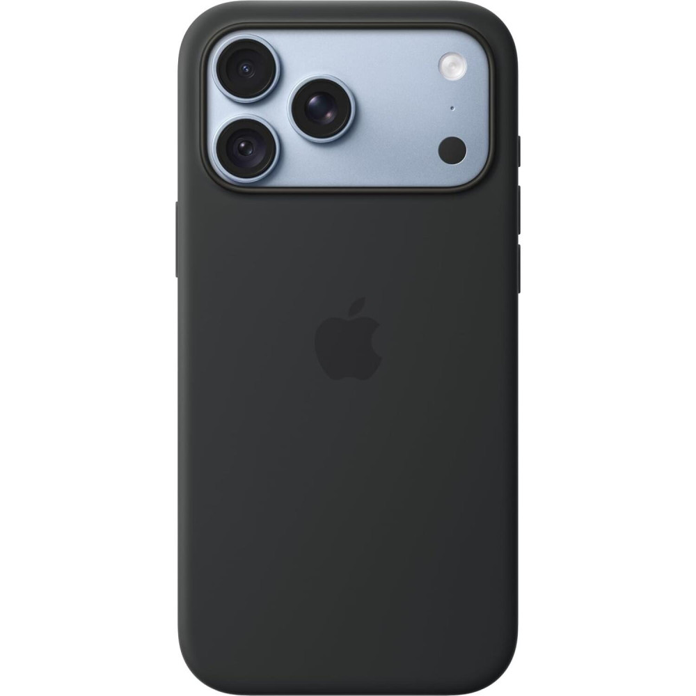 Θήκη iPhone 18 Pro Max Official Apple Silicone Case Σιλικόνης με MagSafe - Black (MK954ZM/A)