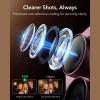 Tempered Glass iPhone 18 Pro Max ESR Armorite Pro Camera Lens Protector Αντιχαρακτικό Γυαλί Προστασίας για Φακό Κάμερας με Μεταλλικό Πλαίσιο - Deep Burgundy (4894240306468)
