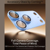 Tempered Glass iPhone 18 Pro Max ESR Armorite Pro Camera Lens Protector Αντιχαρακτικό Γυαλί Προστασίας για Φακό Κάμερας με Μεταλλικό Πλαίσιο - Blue (4894240306413)