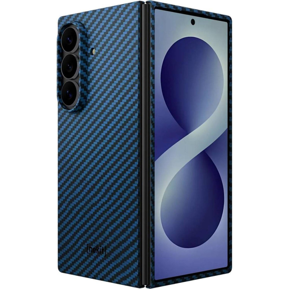 Θήκη Samsung Galaxy Z Fold8 Ultra Nekit Fiber Σκληρή με MagSafe Aramid Fiber 1mm 1500D Kevlar - Blue (8719246612381)