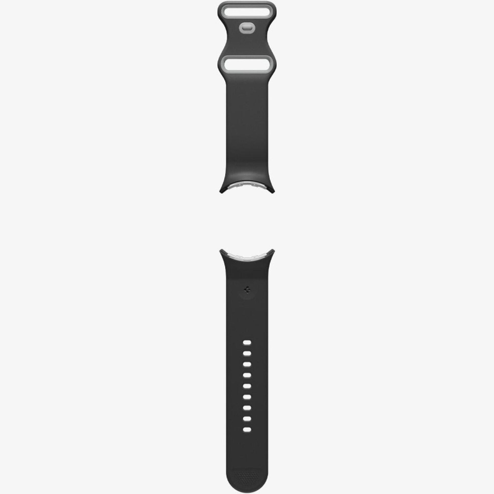Λουράκι Google Pixel Watch 5 / 4 / 3 45mm Spigen Nano Pop από Premium Σιλικόνη - Black Sesame (AMP09491)