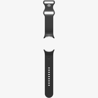 Λουράκι Google Pixel Watch 5 / 4 / 3 45mm Spigen Nano Pop από Premium Σιλικόνη - Black Sesame (AMP09491)