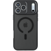 Θήκη iPhone 18 Pro / 17 Pro Techsuit PureFrost Σκληρή Ημιδιάφανη με MagSafe - Frosted Black (5949419380547)