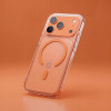 Θήκη iPhone 18 Pro Max / 17 Pro Max Spacecase Clear MagSafe Σκληρή Διάφανη με MagSafe - Orange (5905719144203)
