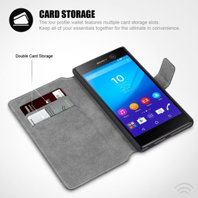 Θήκη Sony Xperia M5 - Πορτοφόλι by Covert (117-005-372)