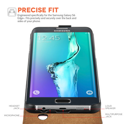 Flip Θήκη Samsung Galaxy S6 Edge Plus by Caseflex (Z833)