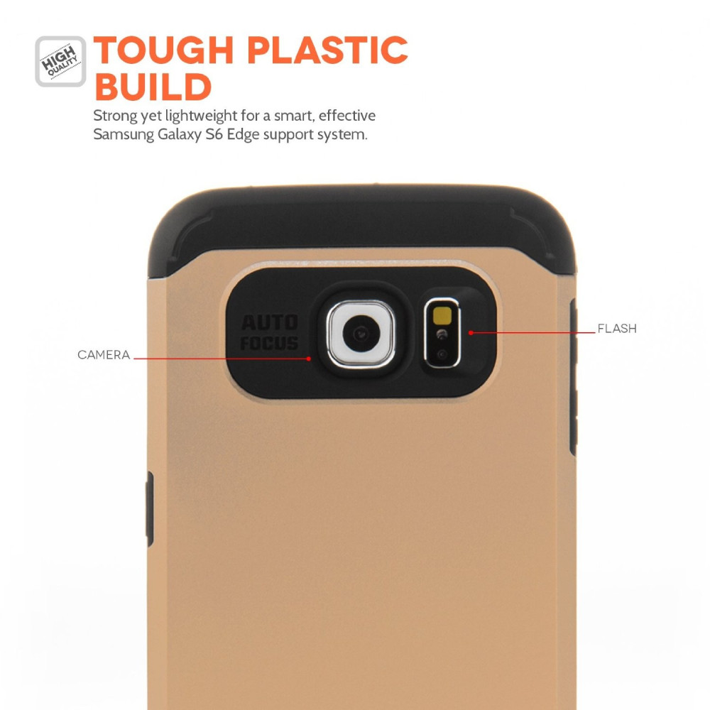 Tough Armor Ανθεκτική Θήκη Samsung Galaxy S6 Edge by Caseflex (Z520)