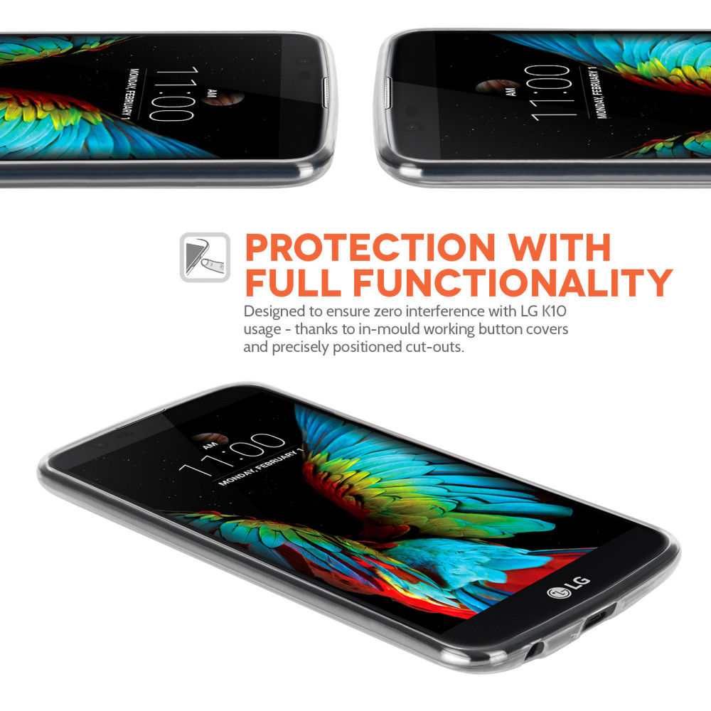 Yousave Ultra-Thin Διάφανη Θήκη Σιλικόνης LG K10 (Z271)