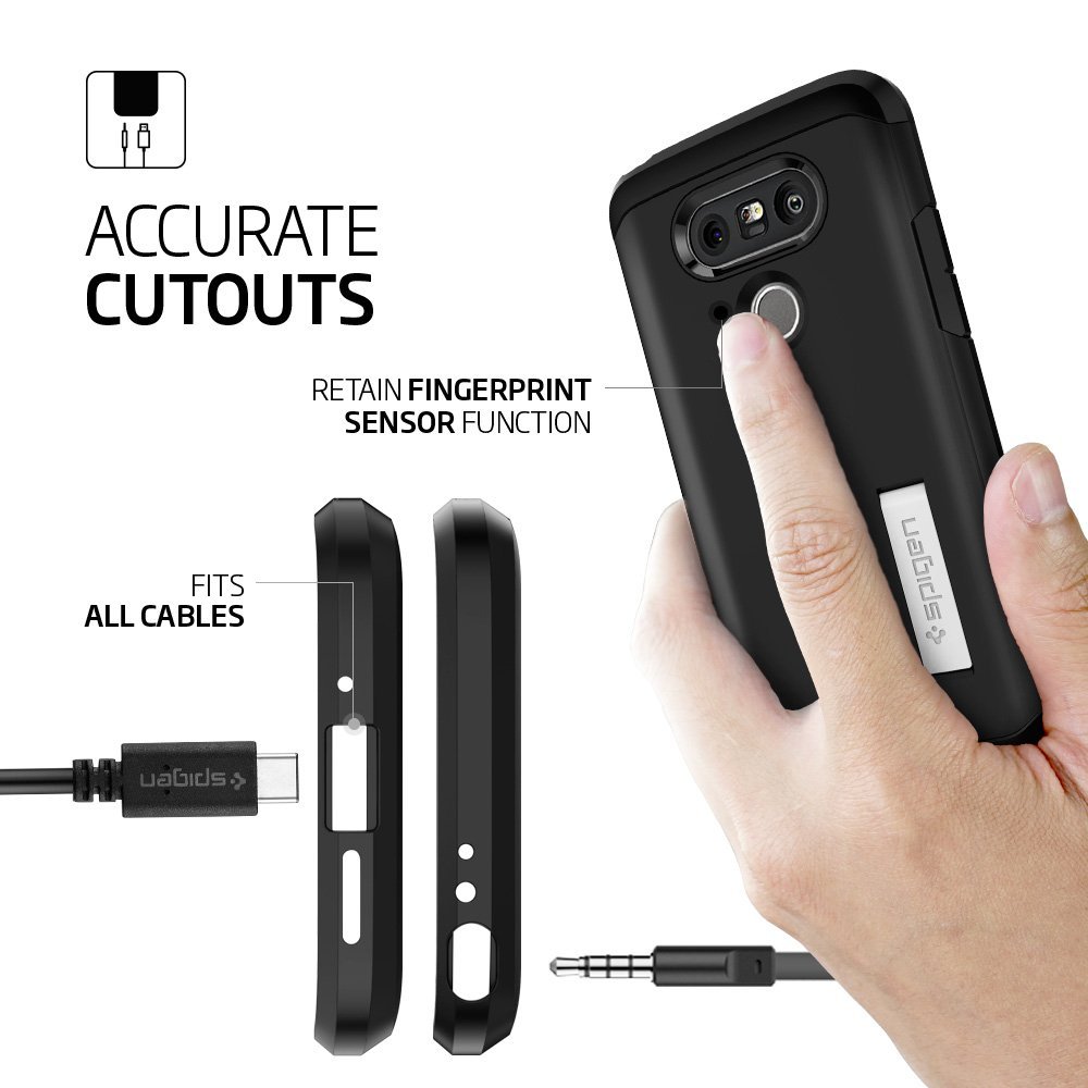 Spigen Θήκη Tough Armor LG G5 - Black (A18CS20139)