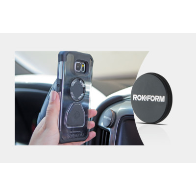 Rokform Θήκη Samsung Galaxy S7 V3 Crystal Case με Μαγνητική Βάση Αυτοκινήτου - Crystal Clear (131-002-022)