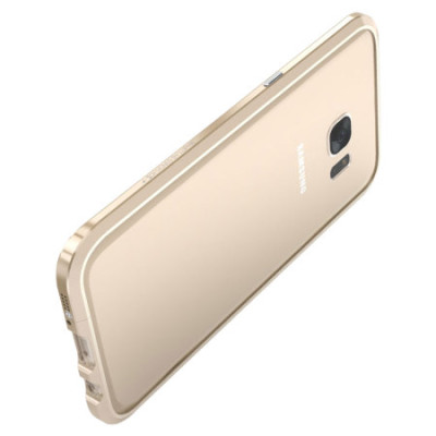 Luphie Θήκη - Bumper Αλουμινίου Samsung Galaxy S7 Edge - Gold (59719)
