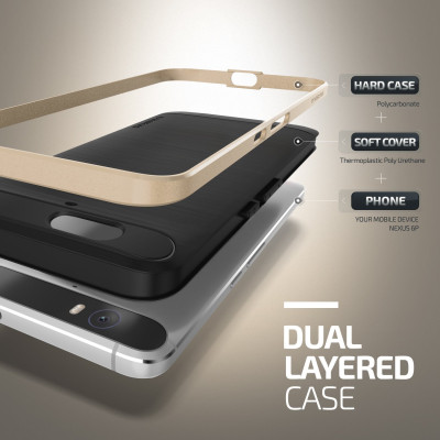 Verus Θήκη High Pro Shield Series Huawei Nexus 6P - Shine Gold (VRNX6H-HPSGD)