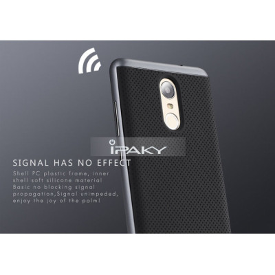 Ipaky Θήκη Hybrid Xiaomi Redmi Note 3 - Black/Grey (8689)