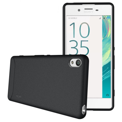 Tudia Θήκη Σιλικόνης Sony Xperia XA - Black (TD-TPU3657)