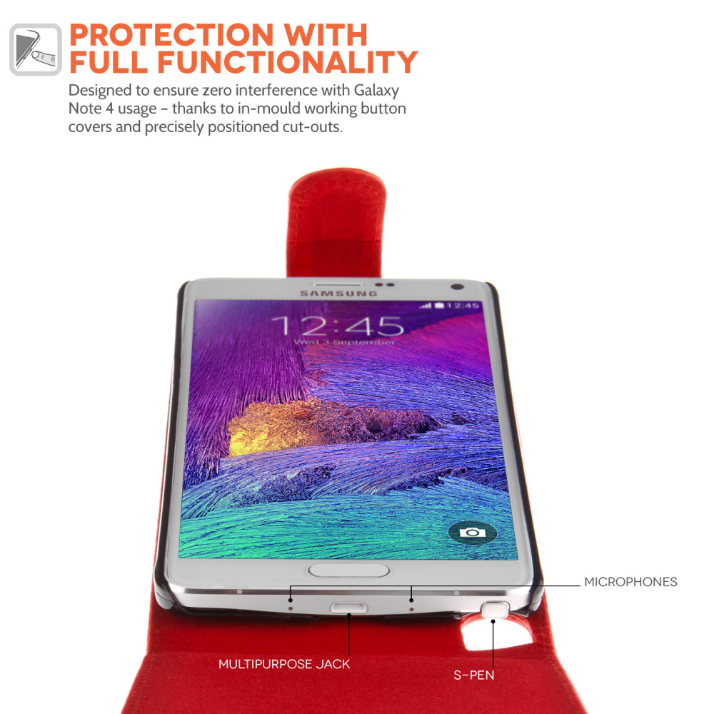 YouSave Flip Θήκη Samsung Galaxy Note 4 (Z984) - Red