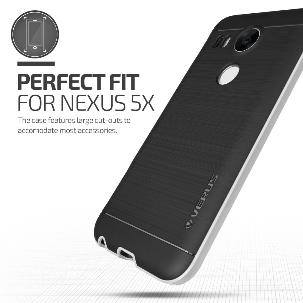 Verus Θήκη High Pro Shield Series LG Google Nexus 5X - Satin Silver (VRNX5X-HPSSS)