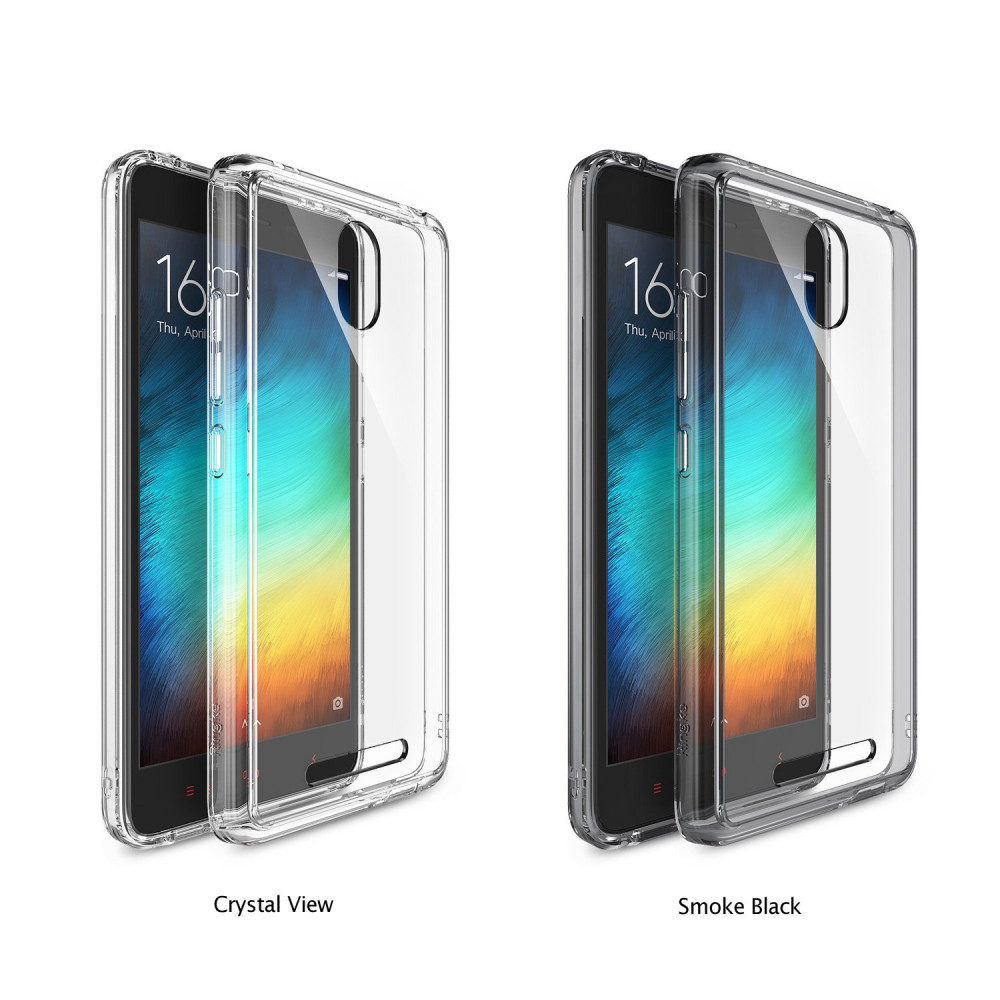 Ringke (Fusion) Διάφανη Θήκη Xiaomi Redmi Note 2 με TPU Bumper + Screen Protector - Crystal View (6U15N885I)