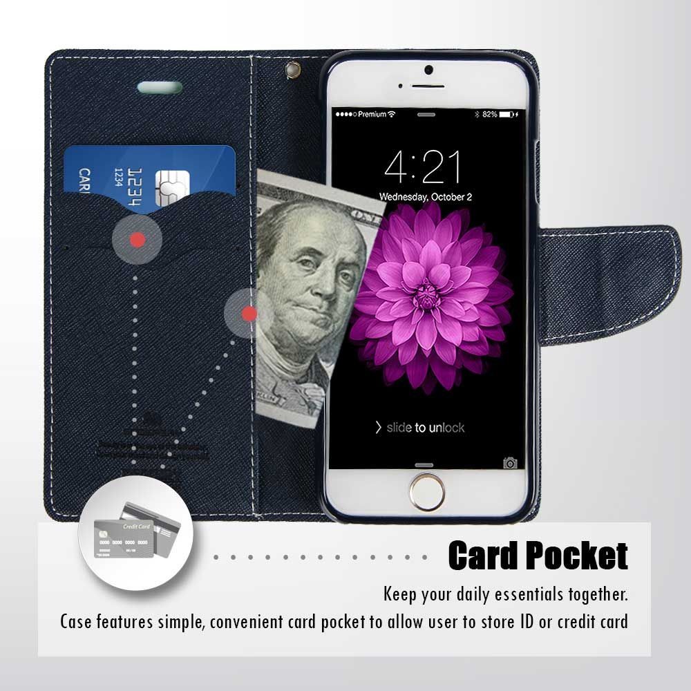 Mercury Θήκη Sony Xperia XA - Πορτοφόλι (8988) - Μπλέ