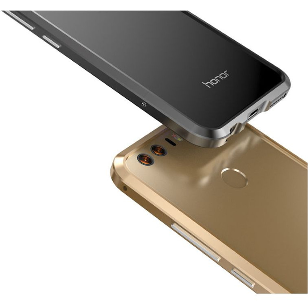 Luphie Θήκη - Bumper Αλουμινίου Honor 8 - Gold (9009)