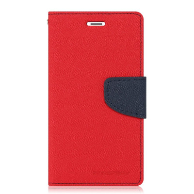 Θήκη Canvas Book Huawei Y5II - Πορτοφόλι (9063) - Κόκκινο