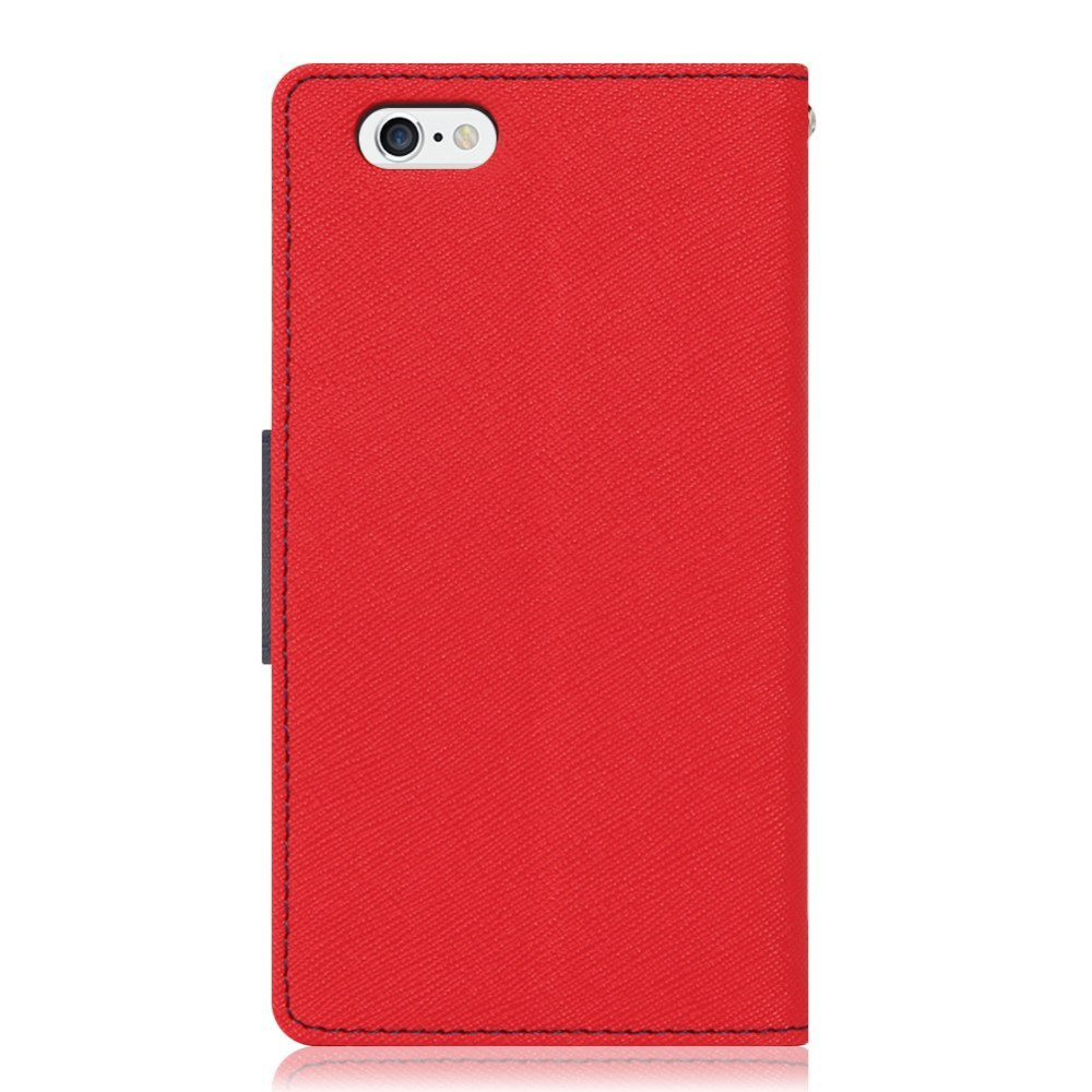 Θήκη Canvas Book Huawei Y5II - Πορτοφόλι (9063) - Κόκκινο