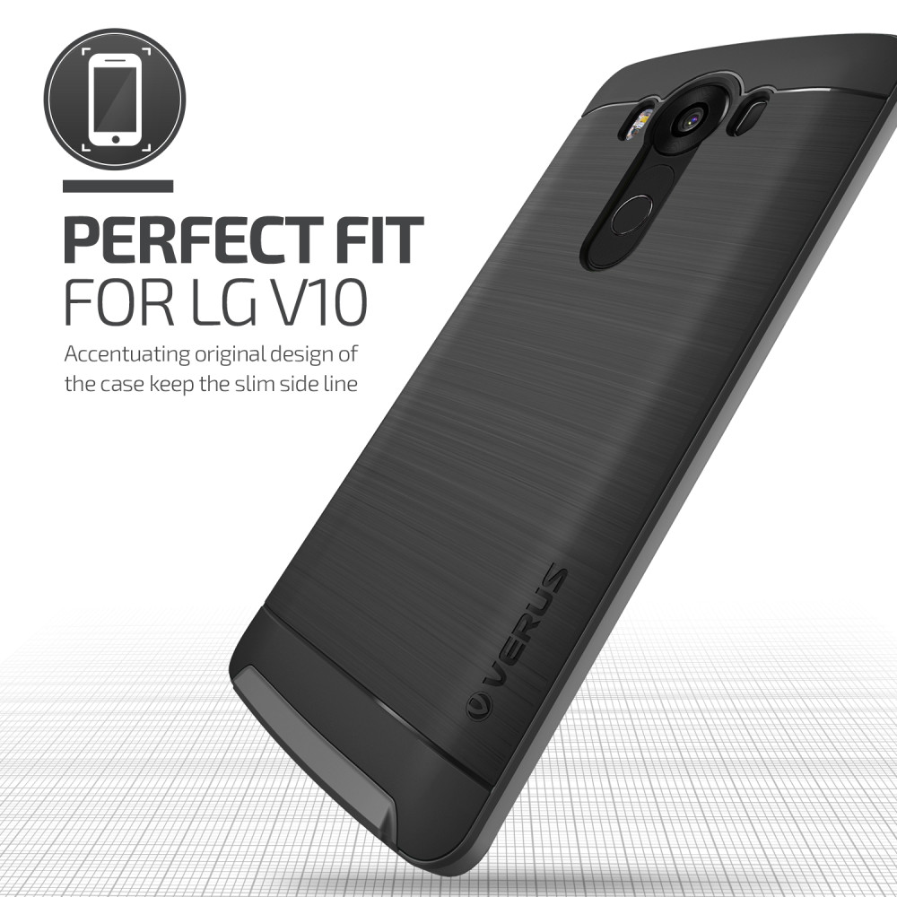 Verus Θήκη High Pro Shield Series LG V10 - Steel Silver