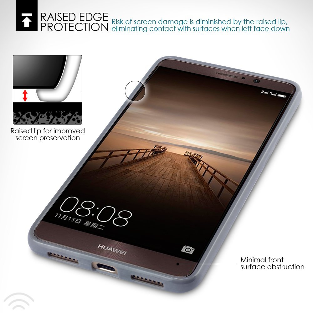 Terrapin Θήκη Σιλικόνης Huawei Mate 9 (118-083-091) - Grey Matte