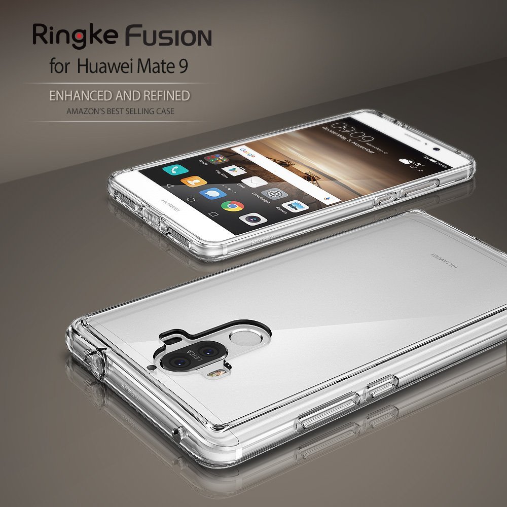 Ringke (Fusion) Διάφανη Θήκη Huawei Mate 9 PC με TPU Bumper + Screen Protector (9259)
