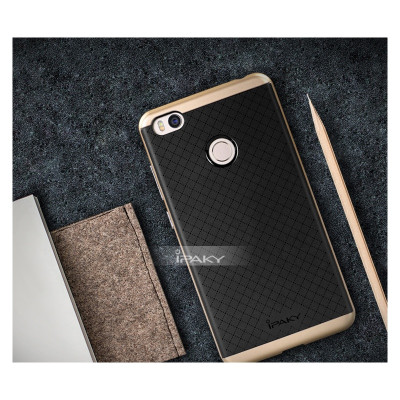 Ipaky Θήκη Hybrid Xiaomi MI4S - Black/Gold (9322)