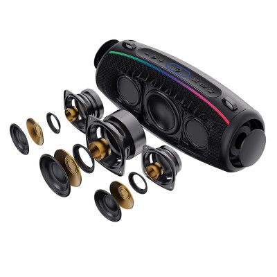 Blavec Wireless Bluetooth Speaker TWS WS-02 Bassbox - 120W black