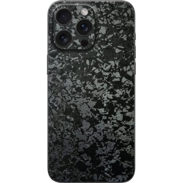 aftokolito skin prostasias platis apple iphone 15 pro max gams premium vinyl skin back plate forged carbon