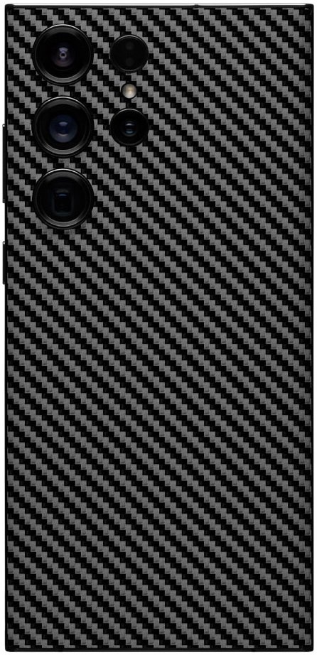 aftokolito skin prostasias platis samsung galaxy s 24 ultra gams premium vinyl skin back plate carbon fiber black