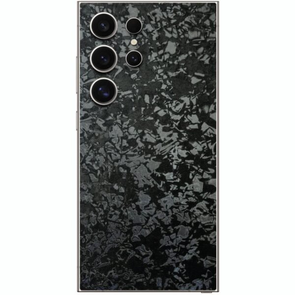 aftokolito skin prostasias platis samsung galaxy s25 ultra gams premium vinyl skin back plate forged carbon 3