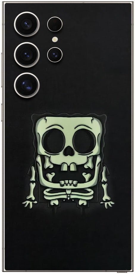 aftokolito skin prostasias platis samsung galaxy s25 ultra gams premium vinyl skin back plate fosforizon luminus square sponge
