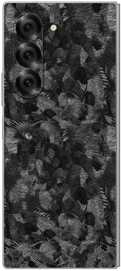 aftokolito skin prostasias platis samsung galaxy z fold6 gams premium vinyl skin back plate forged carbon