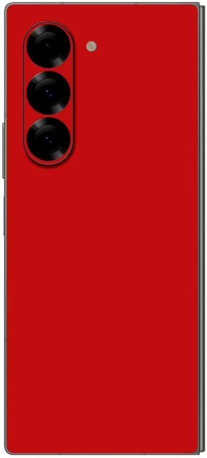 aftokolito skin prostasias platis samsung galaxy z fold6 gams premium vinyl skin back plate red matte 1