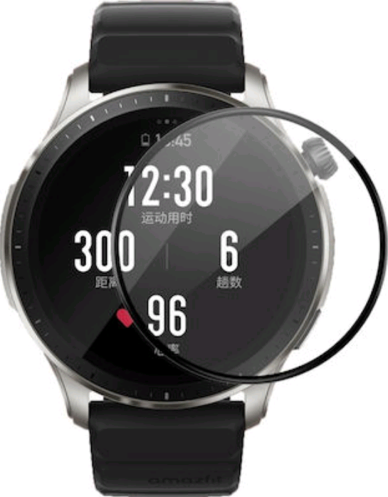 antixaraktiko gyali prostasias amazfit gtr 4 46 mm spacecase smartwatch hybrid glass ivridiko othonis black