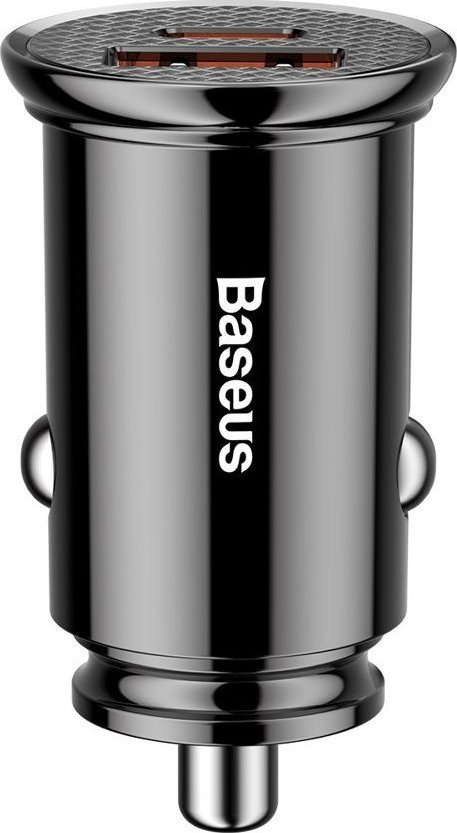 baseus circular car charger pd fortistis aftokinitou usb type c 30 w black ccall ys01 8