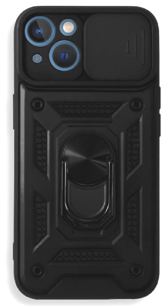 bodycell armor slide anthektiki thiki apple iphone 13 me kalima gia tin kamera kai metalliko ring holder black 3