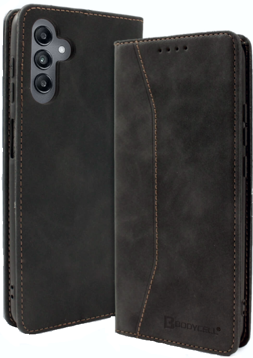 bodycell book case thiki portofoli samsung galaxy a05s black 1