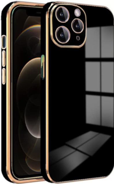 bodycell gold plated thiki silikonis apple iphone 11 pro max black